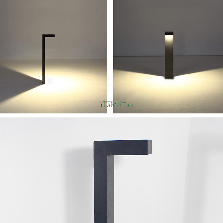 Fabricante Shenzhen Moderno LED Post Pillar Light YY-CPS20D Paisagem de jardim decorativo externo 7W 9W 12W Yuanyeled 8