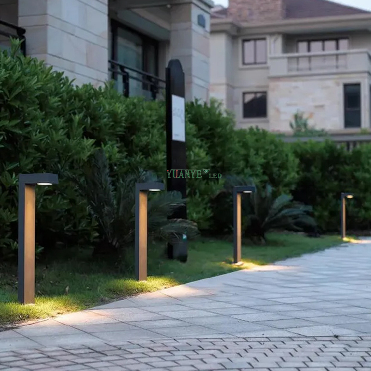 Yuanyed - Профессиональный парк солнечной энергии Light Bluetooth Tuya Smart Control Bollard Garden Lights RGB Изменение YY -CPS20D 11