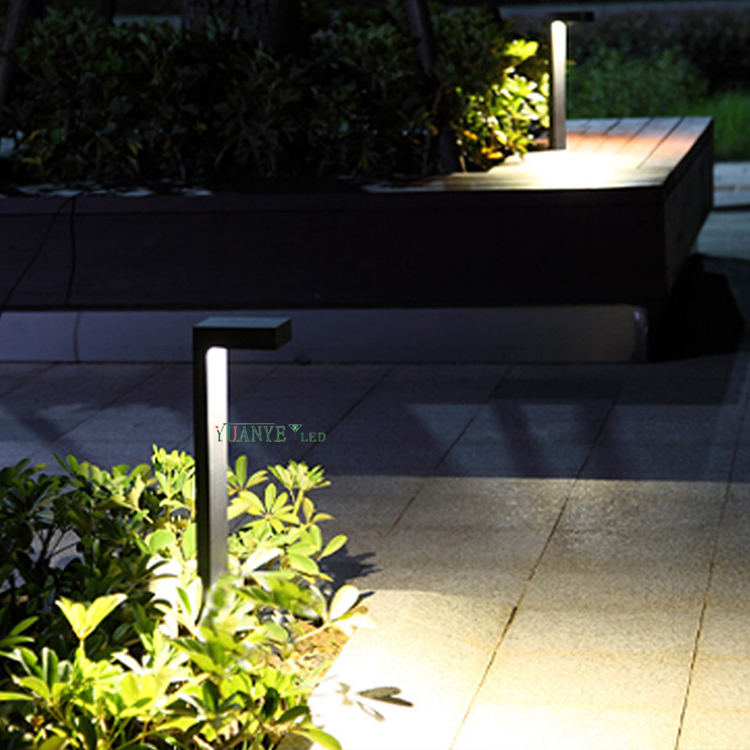 Yuanyed - Профессиональный парк солнечной энергии Light Bluetooth Tuya Smart Control Bollard Garden Lights RGB Изменение YY -CPS20D 12