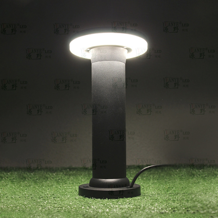 YuAnyELED Exterior Lighting 220V Modern LED Bollard Garden Lights Pathway YY-CPR15D用アルミニウムハウジ 10