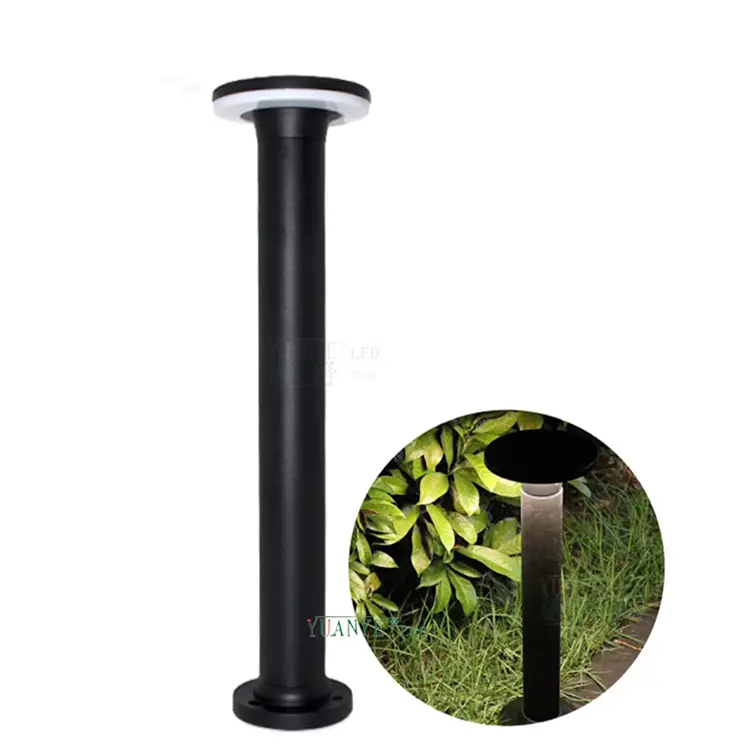 yuanyeled - European Led Outdoor Bollard Stake Lights Park Decor 5w 6w Solar Bollard 3000k 4000k Garden Light YY-CPR15D 1