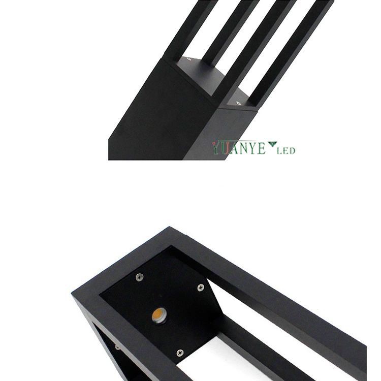 Yuanyeled - Pilier LED extérieur décoratif de haute qualité 5W 9W 12W Aluminium personnalisé IP65 YY-CPS075B 9