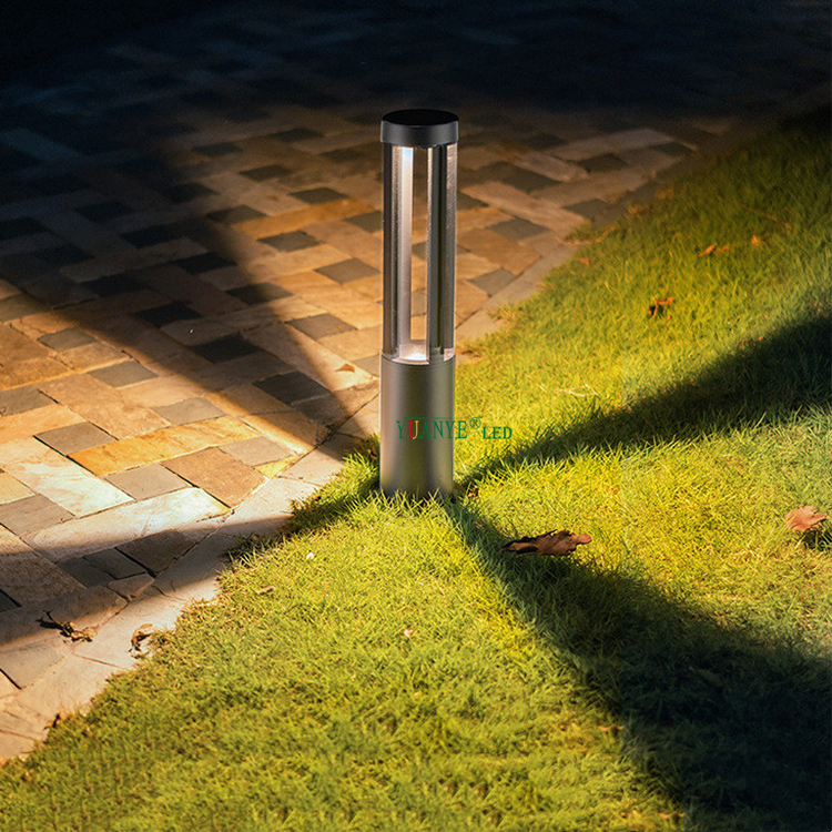 Moden LED Smart Bollard Garden Light Light Yuanyeled Dimmable Alexa Google Home Control for Pathway YY-CPL15D 10
