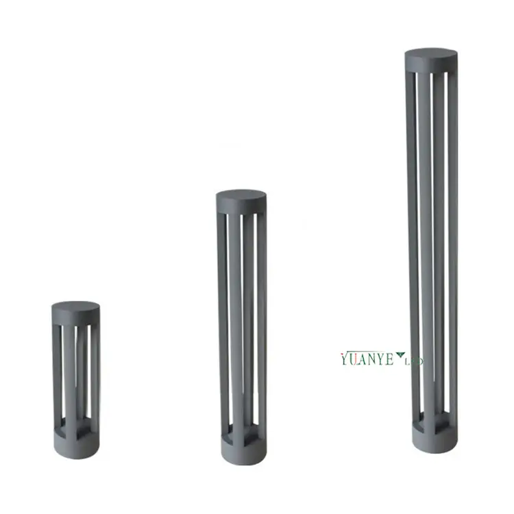 Yuanyeled de alta qualidade LED Bollard Outdoor Lawn Light DC 12V 360 graus de alumínio para decoração da via YY-CPL14D 1