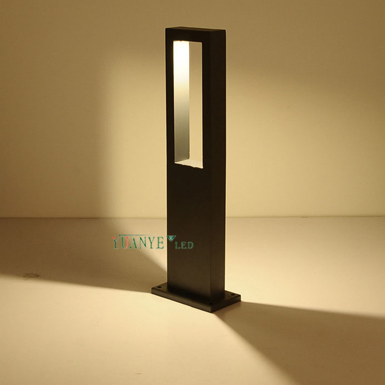 Yuanyeled - RVB RGBWY LED Lawn Bollard Light Tuya Smart WiFi Die-Cast Lighting 2700K DC 12V 24V YY-CPLA 8