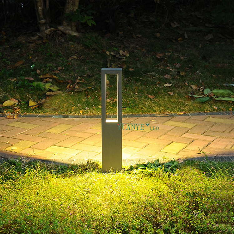 Yuanyeled - RVB RGBWY LED Lawn Bollard Light Tuya Smart WiFi Die-Cast Lighting 2700K DC 12V 24V YY-CPLA 11