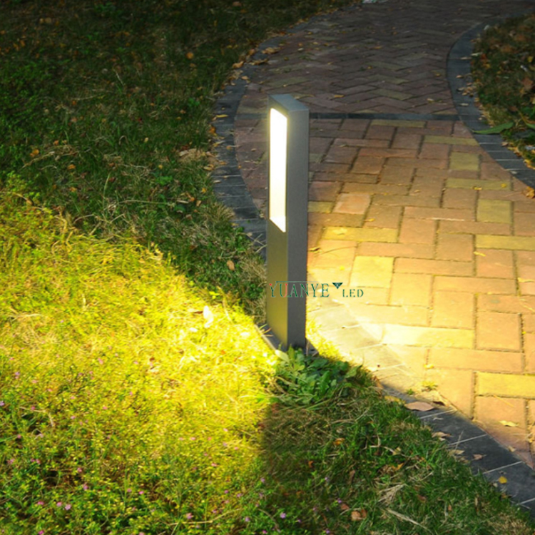 Yuanyeled - RVB RGBWY LED Lawn Bollard Light Tuya Smart WiFi Die-Cast Lighting 2700K DC 12V 24V YY-CPLA 12