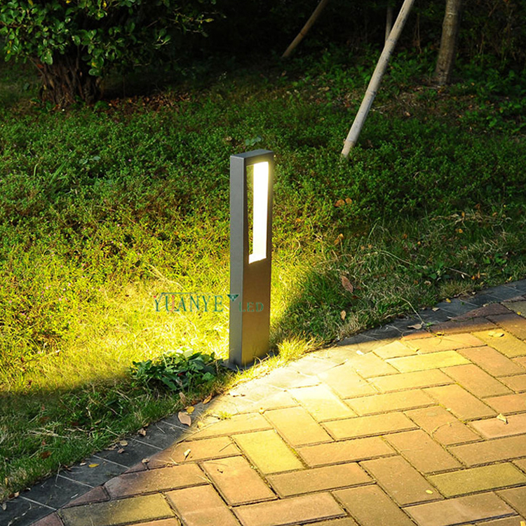 Yuanyeled - RVB RGBWY LED Lawn Bollard Light Tuya Smart WiFi Die-Cast Lighting 2700K DC 12V 24V YY-CPLA 13