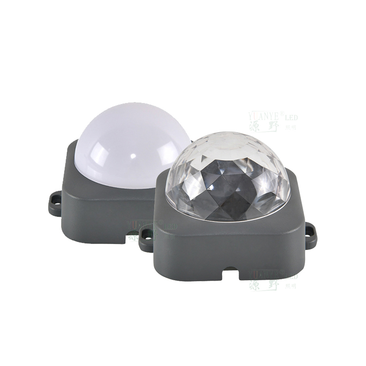 Yuanyeled - Luz de punto LED de píxeles direccionable de 3.4 pulgadas 3W 4W 5W Implaz de agua DMX 512 12V 24V RGB RGBW YY -DG012 7