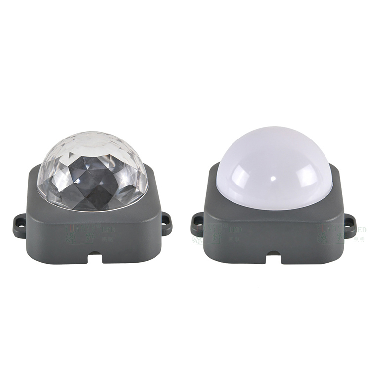 Yuanyeled - Luz de punto LED de píxeles direccionable de 3.4 pulgadas 3W 4W 5W Implaz de agua DMX 512 12V 24V RGB RGBW YY -DG012 9