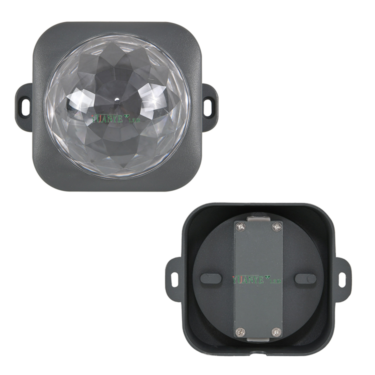 Yuanyeled - Luz de punto LED de píxeles direccionable de 3.4 pulgadas 3W 4W 5W Implaz de agua DMX 512 12V 24V RGB RGBW YY -DG012 8