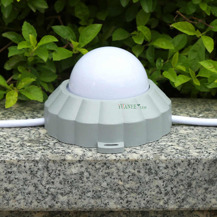 Yuanyeled - LED Pixel Point Light 5W 6W 9W IP65 DIA 5.31Inch DC12V AC220V DALI ALAMAT RGBW RGB YY -DG013 2