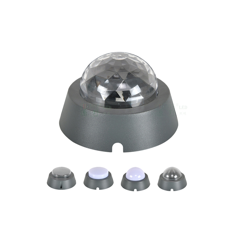 yuanyeled - Lampu Titik DMX Piksel LED Luar Ruangan Tahan Air Dapat Diatasi 6w 18w 24w RGB RGBW AC85-265V YY-DG033 1