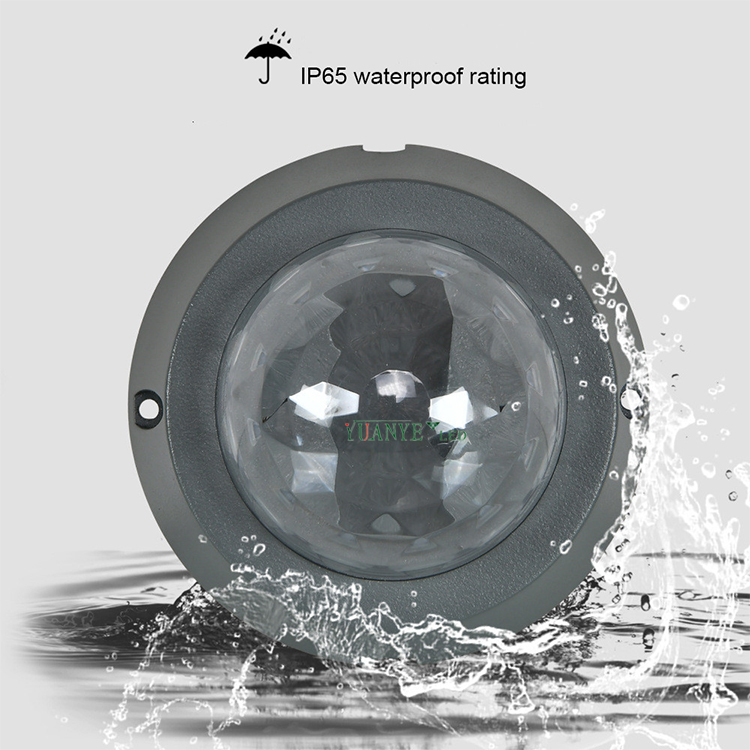 yuanyeled - Lampu Titik DMX Piksel LED Luar Ruangan Tahan Air Dapat Diatasi 6w 18w 24w RGB RGBW AC85-265V YY-DG033 6
