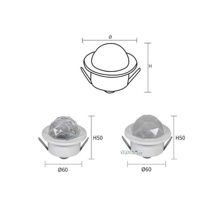 Yuanyeled - Factory Custom 3W 4W 5W Pixel Point Light Outdoor dengan DMX512 WiFi Control City Lights Lights Lights YY -DG027 5