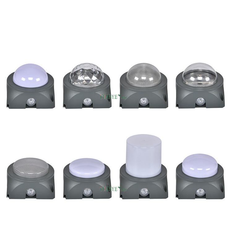 Yuanyeled - Efek Pelangi Lampu LED Lampu Aluminium 9W 15W 21W 220V Lampu Dekorasi RDM Permanen YY -DG025 1
