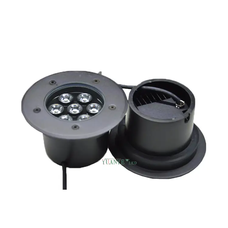 YuAnyELED -LED LED OUTDOOR ROUND LEDアンダーグラウンドライト防水車道照明地面埋め込みYY -DMR001 1