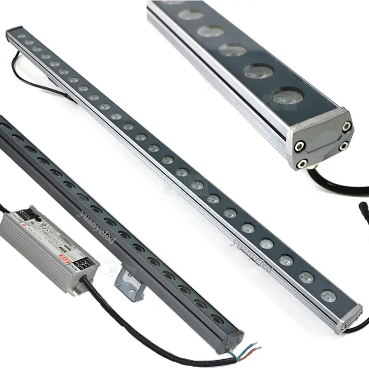 Yuanyeled - Londe de mur lumineux RGB RGBW LED BAR LEUR INTÉRÉE DALI DALI DT6 DT8 OUTDOOR 50W 60W 75W DMX YY-XQ4530 1