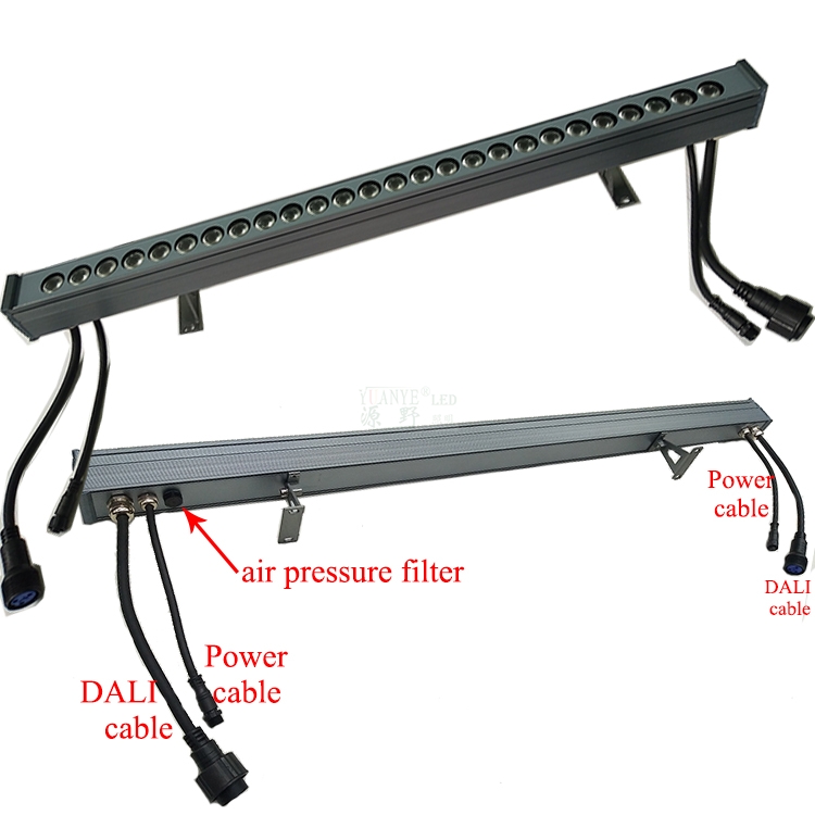 YuaNyeled - Luce della rondella a parete 36W Dublet Cavo Edificio esterno LED LED barra della striscia pixel DMX RGB RGBW YY -XQ4057 8