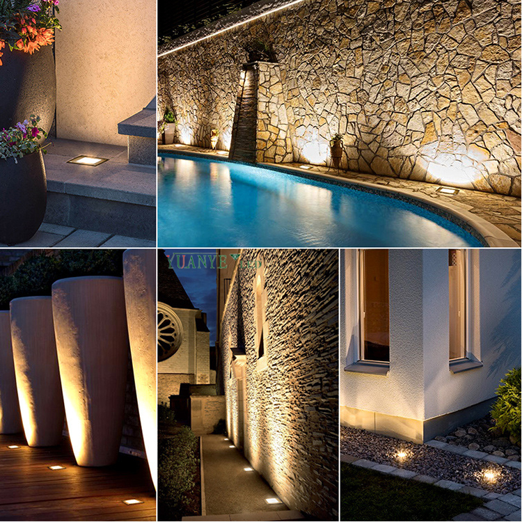 Yuanyeled - LEAK GARDER DEL GARDÍA LED ILUMENTA DEL PISO DE SEGURO BUSTROUD IP65 Montado A yy -Dzs montados001 10