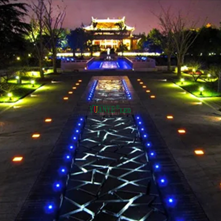 Yuanyeled - LEAK GARDER DEL GARDÍA LED ILUMENTA DEL PISO DE SEGURO BUSTROUD IP65 Montado A yy -Dzs montados001 13