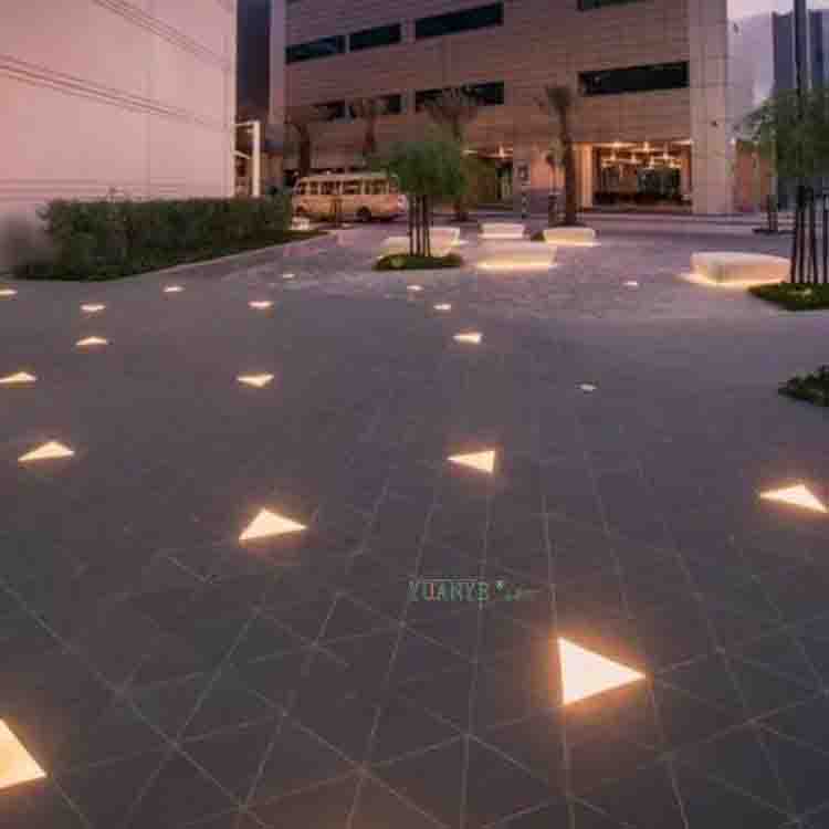 yuanyeled - Outdoor Led Underground Lights Remote Control Warm White Waterproof Ip65 For Fence Garden YY-DZT001 12