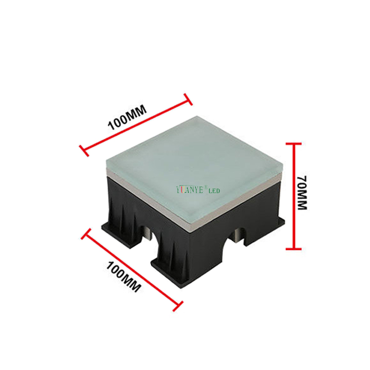 Yuanyeled - LEAK GARDER DEL GARDÍA LED ILUMENTA DEL PISO DE SEGURO BUSTROUD IP65 Montado A yy -Dzs montados001 7