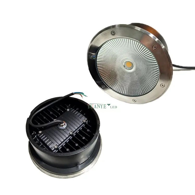 YUANYELED- 맞춤형 LED 지하 조명 IP65 방수 실외 조명 DMX512 RGBW 12W 라운드 YY -DMR002 1