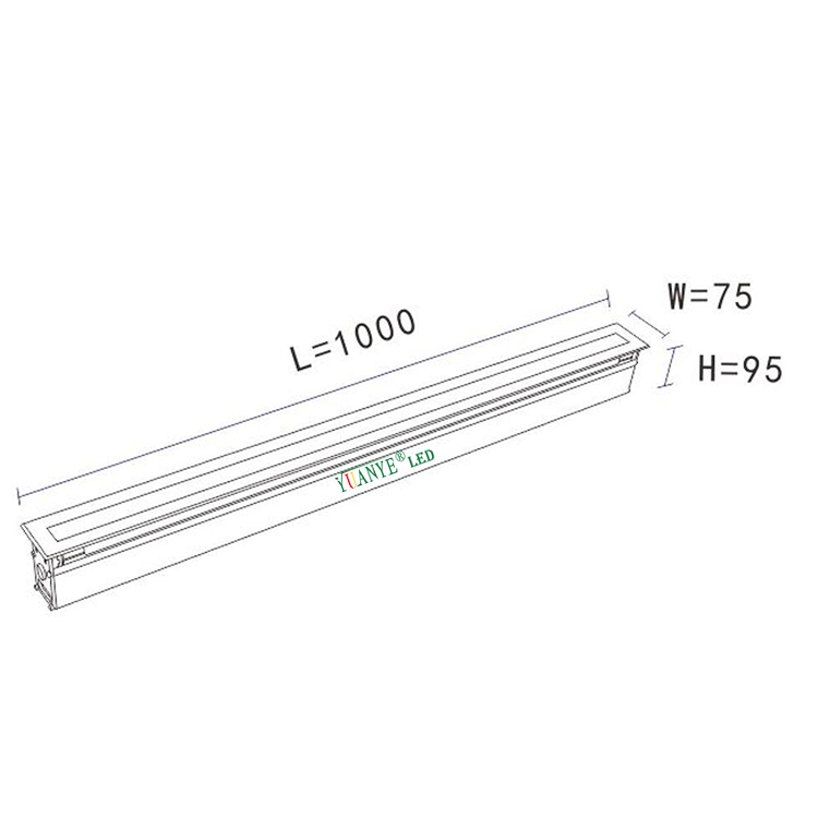 Yuanyeled - LED LED LED OUDDOOR STEP STEP Light Underground Lichter für Yard Auffahrt Rasen YY -DML001 8