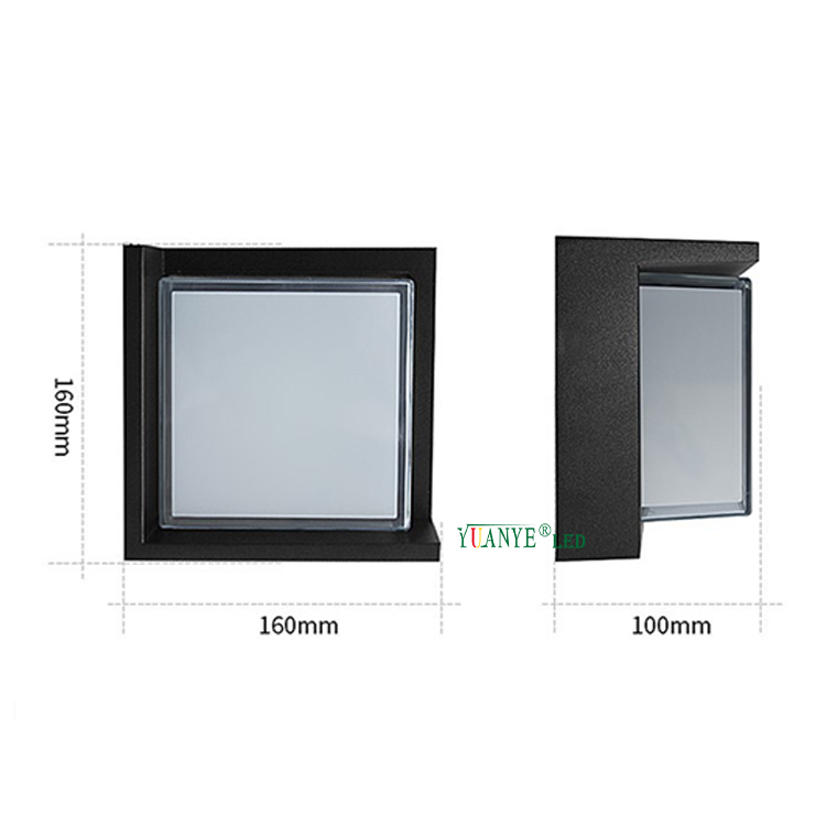 yuanyeled - Led Smart Wall Light Energy Saving Aluminum Ce UL RGB Street Light DALI Remote Control YY-BDR022 8