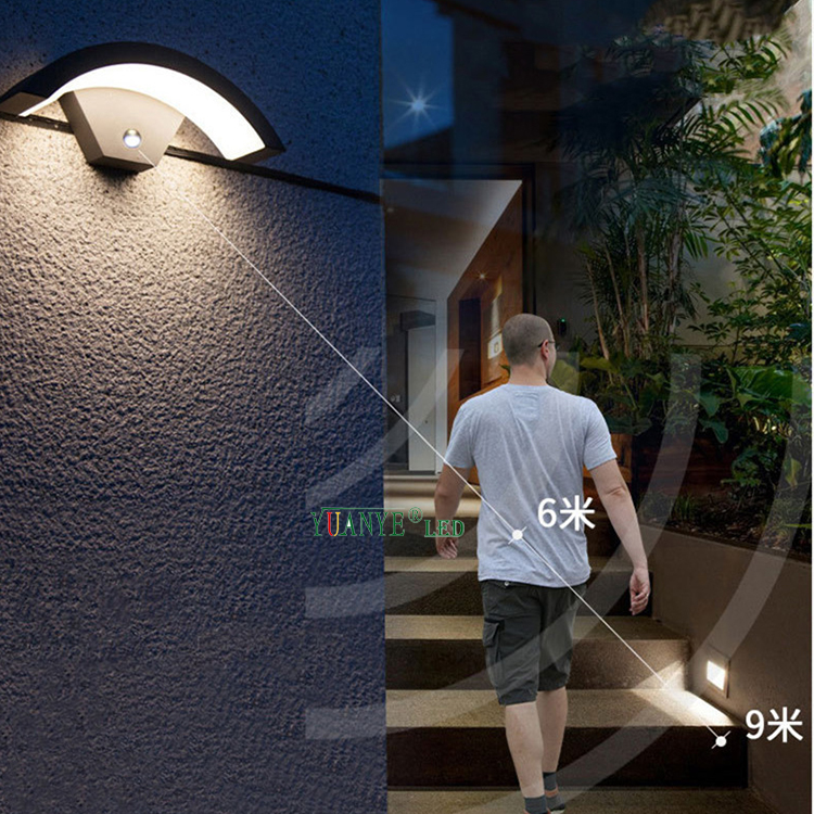 Yuanyeled - Suplai Cerdas Dinding Cerdas Housing Housing Rendah IP65 Sensing Otomation WiFi DMX Lampu Dinding Opsional YY -BDL010 12