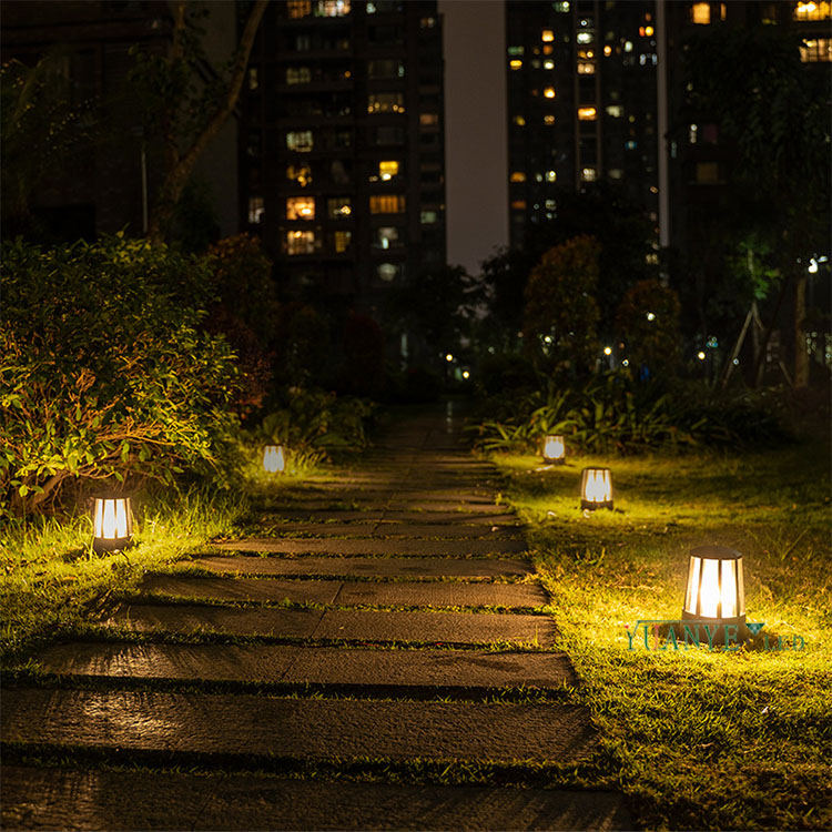 Yuanyeled - Lâmpada de parede decorativa DMX512 Iluminação IP65 Modern SCENCE PARA OUTRO020 11