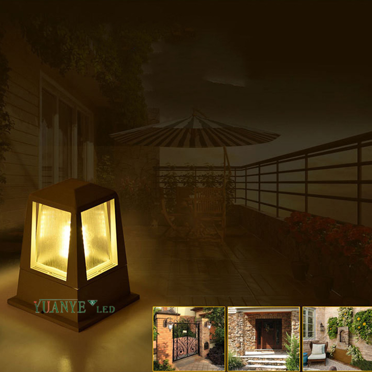 Yuanyeled - Nouveau mur d'arrivée Lumière Aluminium 5W 6W 7W 9W LED OUTDOOR WiFi Control Landscape Layscape Yy-BDS027 13
