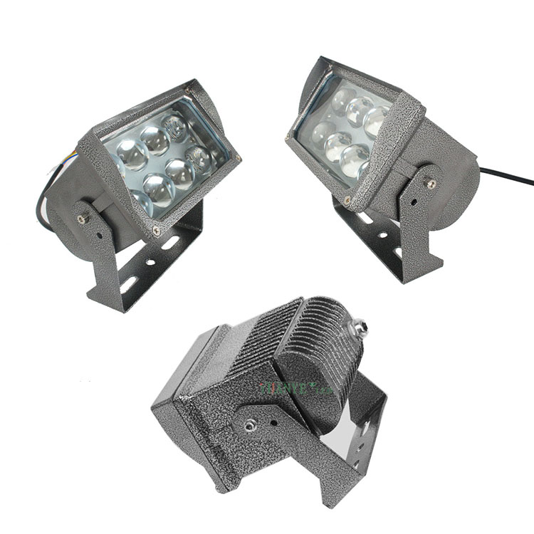 YuanyEled - LED LIGHTING SPOTLING RGBW Sound activo para la lámpara de paisaje al aire libre retro YY -TG7A 7