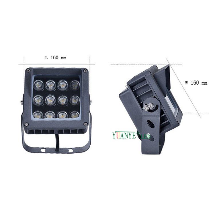 Yuanyeled - Valeure chaude LED Spot Light IP65 DC12V DC24V 12W 18W 20W 36W pour Sport Stadium par application sonore Activé YY-TG7E 7