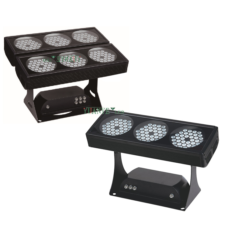 YuanyEled - Fuente SMD de luz LED SMD DMX512 RGB Flood Light IP65 108W 144W 216W para el edificio al aire libre de teatro YY -SG0017 9