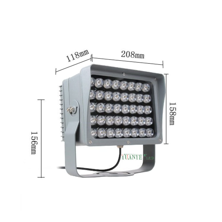 YUANYELED- LED RGBWY PLUST LIGHT IP65 조정 가능한 실외 DJ 단계 파 조명 DMX512 YY -SG0019 7