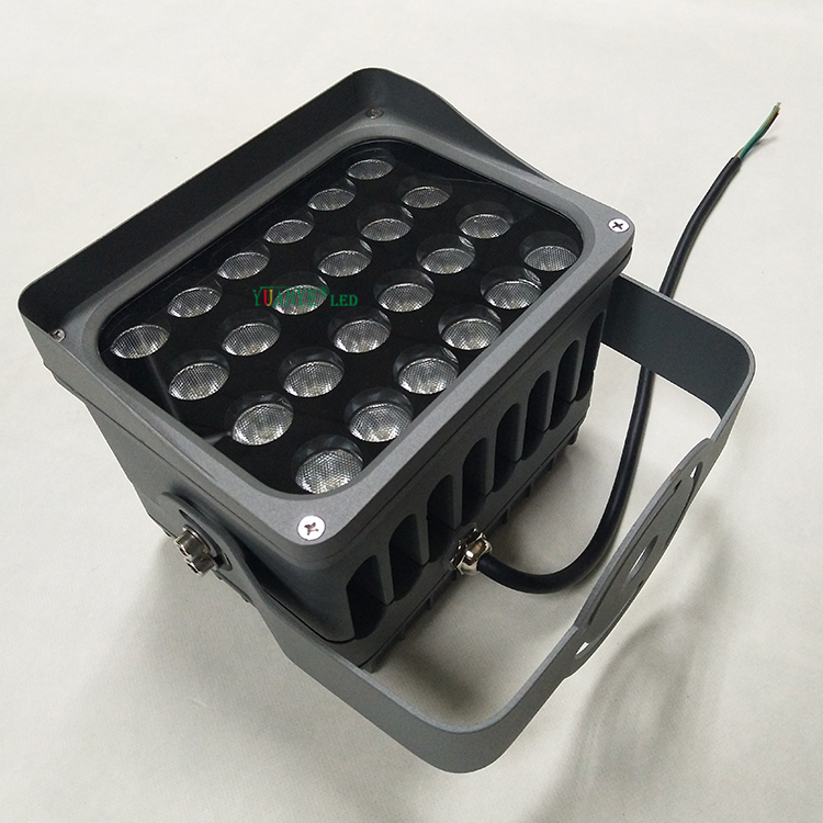 YUANYELED- LED RGBWY PLUST LIGHT IP65 조정 가능한 실외 DJ 단계 파 조명 DMX512 YY -SG0019 9