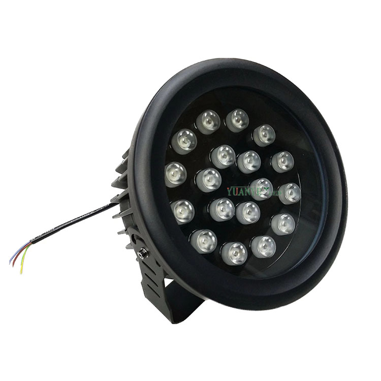 Yuanyeled- LED 단계 스타디움 라이트 리플렉터 18W 24W 30W 54W 따뜻한 흰색 DMX512 스팟 라이트 파티 장식 YY -SG0024 9