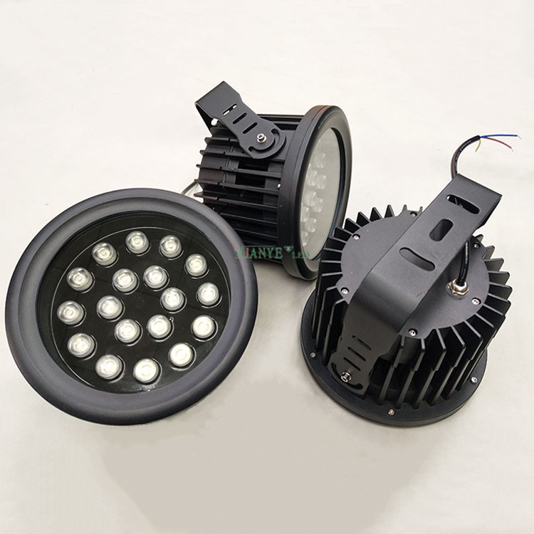 Yuanyeled- LED 단계 스타디움 라이트 리플렉터 18W 24W 30W 54W 따뜻한 흰색 DMX512 스팟 라이트 파티 장식 YY -SG0024 8