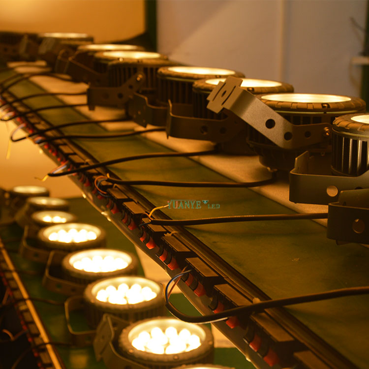 Yuanyeled - Decoración de luz de inundación LED al aire libre RGBW CAMBIO CCT DIMBABLE PARA DJ DISCO ETAPE LIGHT CLUB EQUIPO YY -SG0013 9