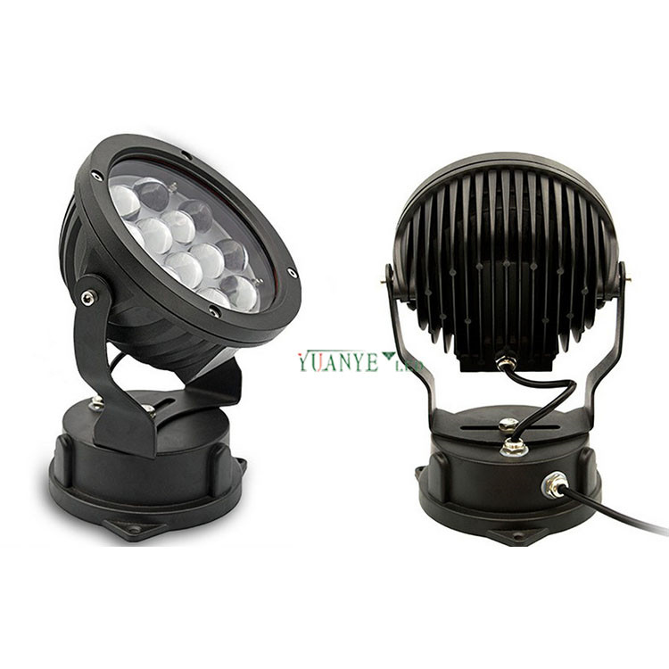 Yuanyeled - LED Spot Lights 27W 36W 54W 81W Finition noire pour le bâtiment extérieur Park Amusement Yy-TG6B 7