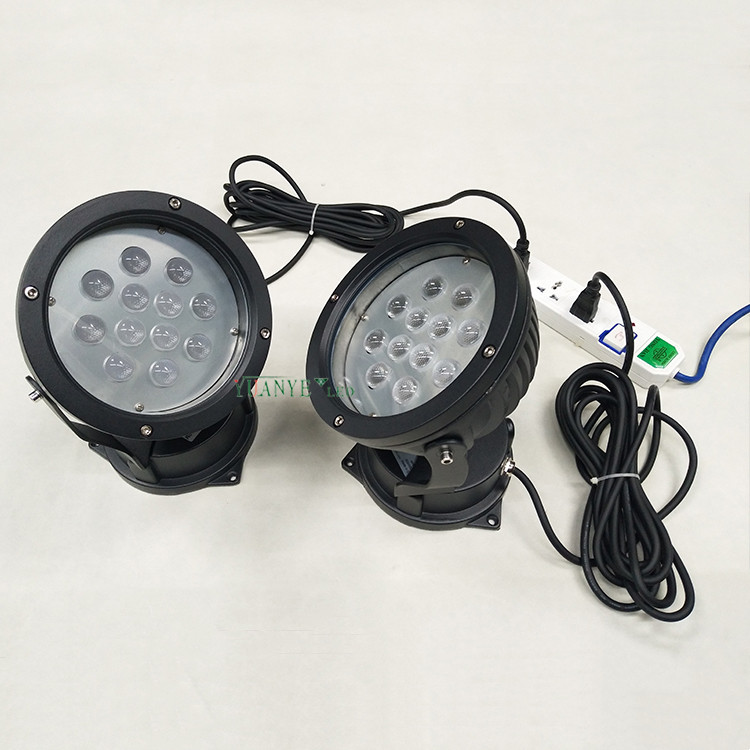 Yuanyeled - LED Spot Lights 27W 36W 54W 81W Finition noire pour le bâtiment extérieur Park Amusement Yy-TG6B 9
