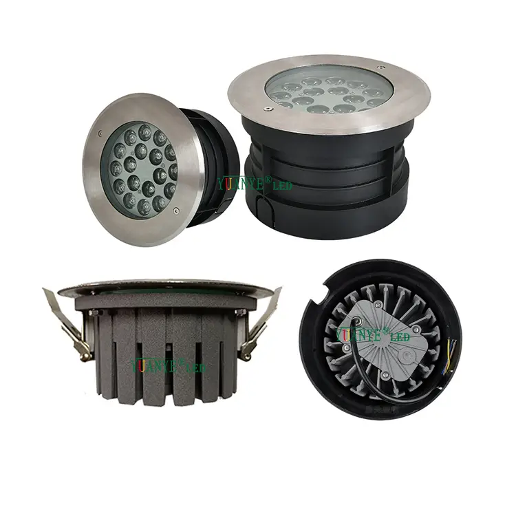 Yuanyeled - Luz subterránea LED redonda IP65 18W 24W Dali Techo redondo Reduce Downlight YY -DMR020 1