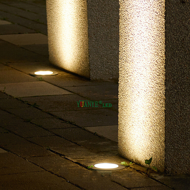 Yuanyeled - Iluminación subterránea redonda al aire libre RDM IP65 2700K RGB luces impermeables empotradas empotradas a prueba de agua yy -dmr019 10