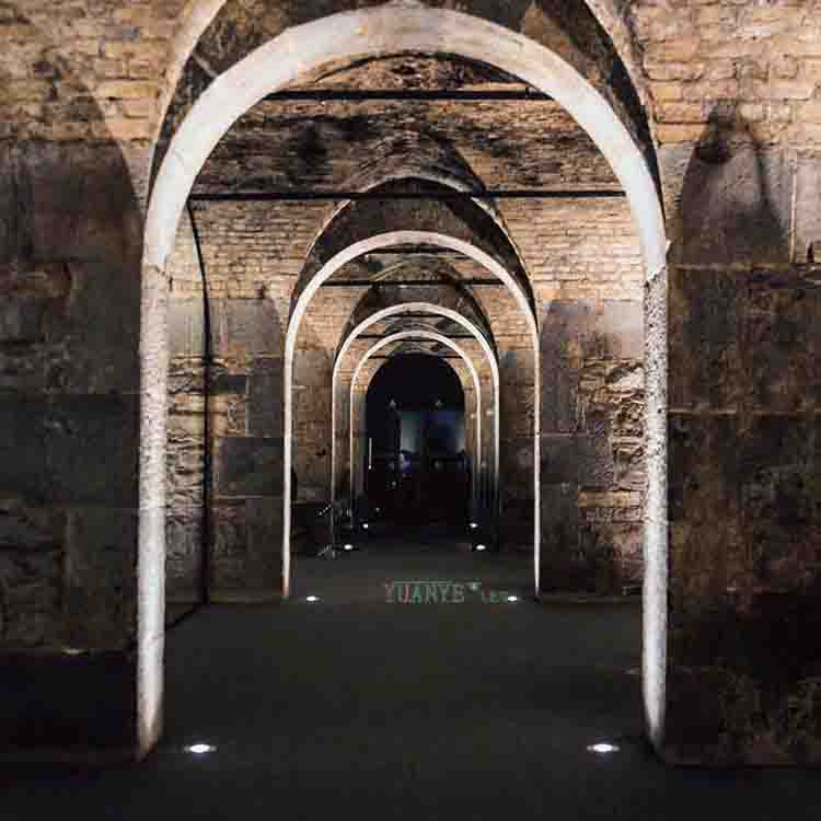 Yuanyeled - Iluminación subterránea redonda al aire libre RDM IP65 2700K RGB luces impermeables empotradas empotradas a prueba de agua yy -dmr019 13