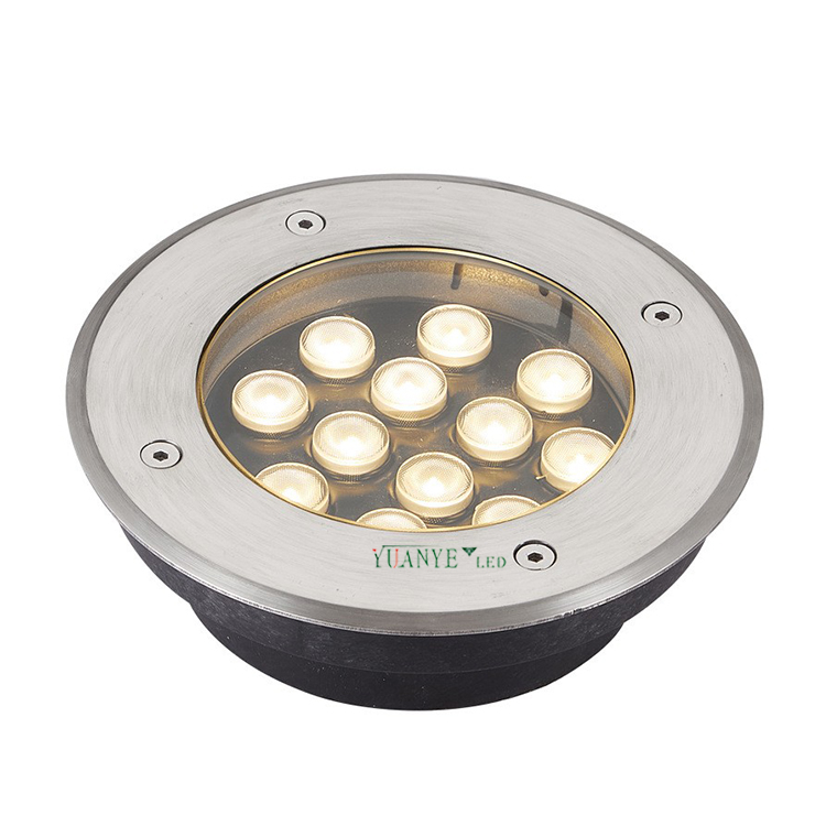 Yuanyeled - Iluminación subterránea redonda al aire libre RDM IP65 2700K RGB luces impermeables empotradas empotradas a prueba de agua yy -dmr019 9