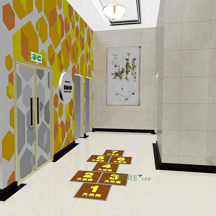 Yuanyeled - Luci di mattoni a LED RGBWY Acciaio inossidabile DMX512 Luce sotterranea incassata fuori YY -DZL001 13