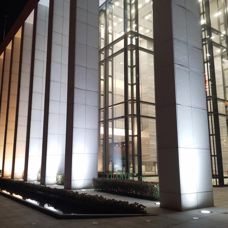 YuAnyELED -IP68 LEDラウンドRGBWYアンダーグラウンドライト埋め込み床屋外経路用水中DMX512 YY -DMR003 10