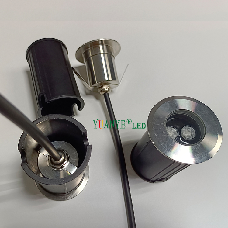 yuanyeled - Round Underground Light Custom Single Color 1w 3w 6w Stainless Steel Dali Rgbw YY-DMR007 9